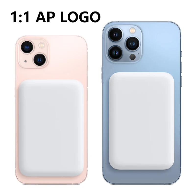 

For iphone13 12 13Pro 12Pro Max 12mini 1:1 5000mAh Portable Magnetic Wireless Power Bank Mobile Phone External Auxiliary Battery