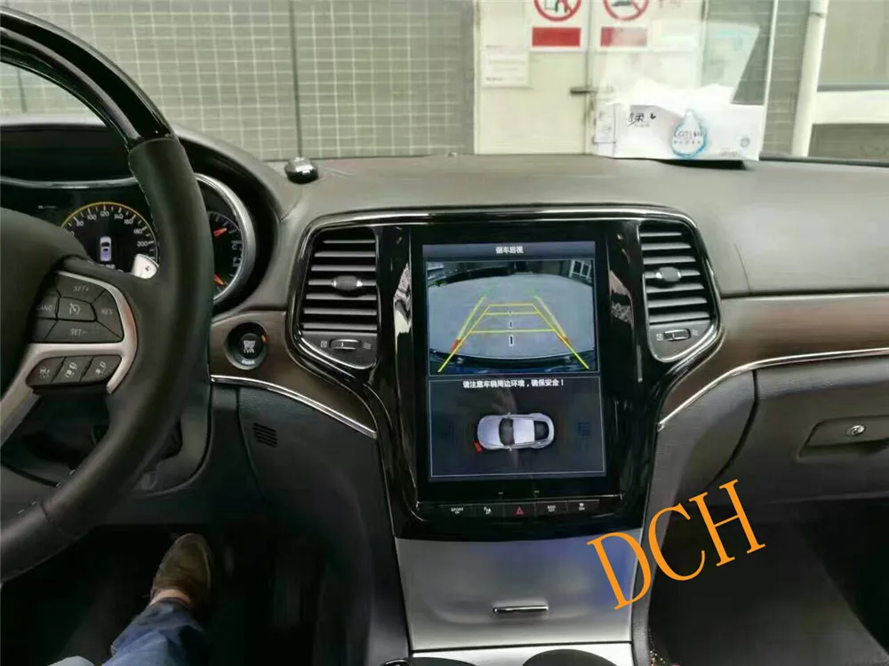 Автомобильный DVD плеер 10 4 дюйма в стиле Tesla Android 9 0 с GPS навигацией для Jeep Grand Cherokee 2012