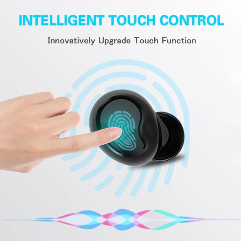 TiYiViRi X29 TWS 5 0 Bluetooth наушники-вкладыши беспроводные наушники отпечатков пальцев
