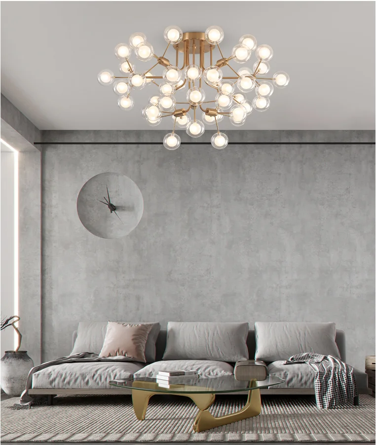 

Nordic led ceiling lamp living room lamp simple modern creative bedroom bubble home lamps