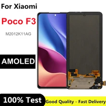 6.67" AMOLED For Xiaomi Poco F3 M2012K11AG LCD Display Screen Touch Panel Digitizer For Xiaomi Pocophone F3 Display