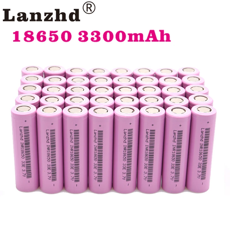 (8-80 piezas) 18650 baterías recargables 3,7 V 30A iones de litio 18650VTC7 capacidad Real 3300mAh 18650 batería para linterna