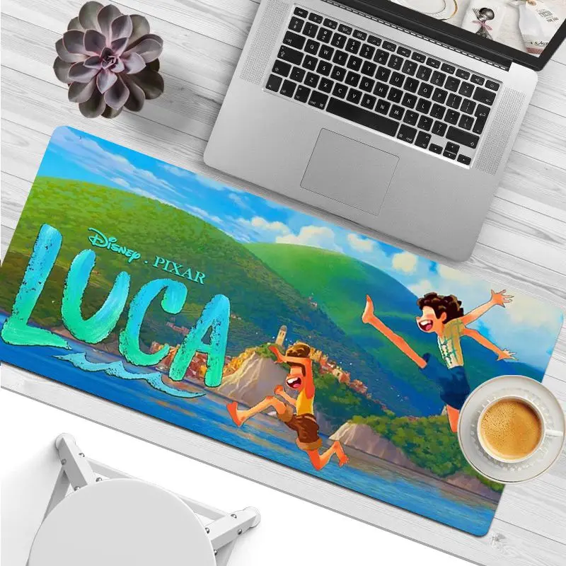 

Disney Luca Cool Fashion large gaming mousepad L XL XXL gamer mouse pad Size for Keyboards Mat Mousepad for boyfriend Gift