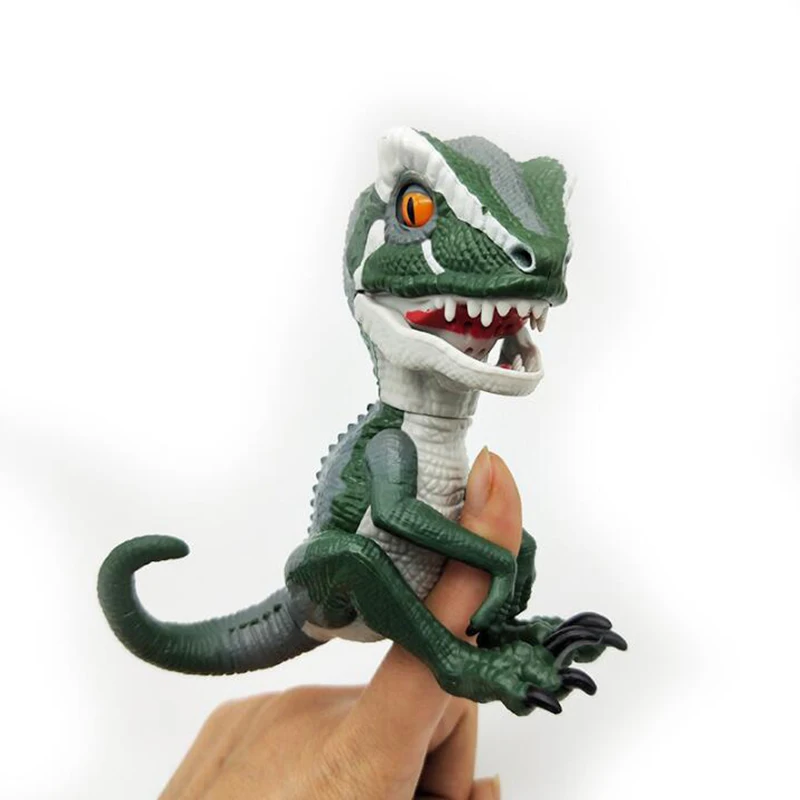 Креативная Velociraptor фигурка, Электрический динозавр, домашние животные, игрушка для кончика пальца динозавра, Умная игрушка, электронный питомец, модель динозавра
