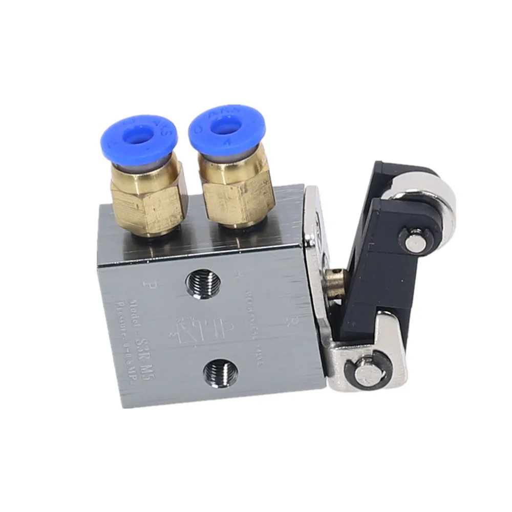1 шт. механический клапан ручной рычаг с M5 &quotBSP дюймов 3 направления 2 положения |