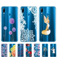silicon case for huawei p20 lite 5 84 huawei p20 pro soft phone shell case for huawei p 20 back cover protective back cover