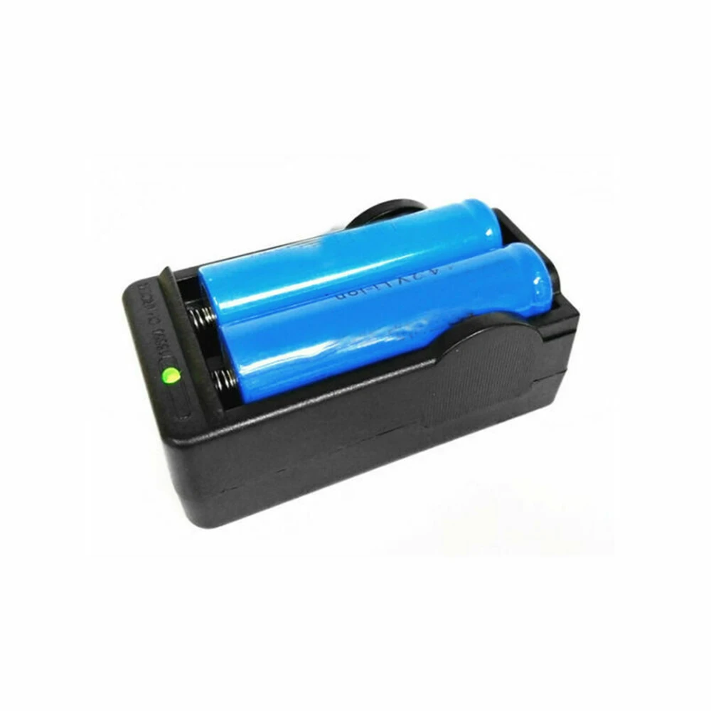 

18650 Battery Charger EU US Plug Quick Smart Chargers 3.7v Charging Rechargeable Li-ion Lithium Dual 2 Slot DC 4.2V 650mA