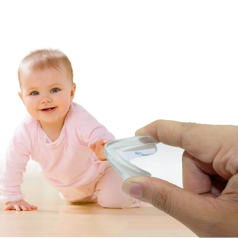 4 PCS /1 PC Child Safety Transparent Silicone Protector Table Corner Protection Cover Children Anticoll Liquid Rubber | Мебель