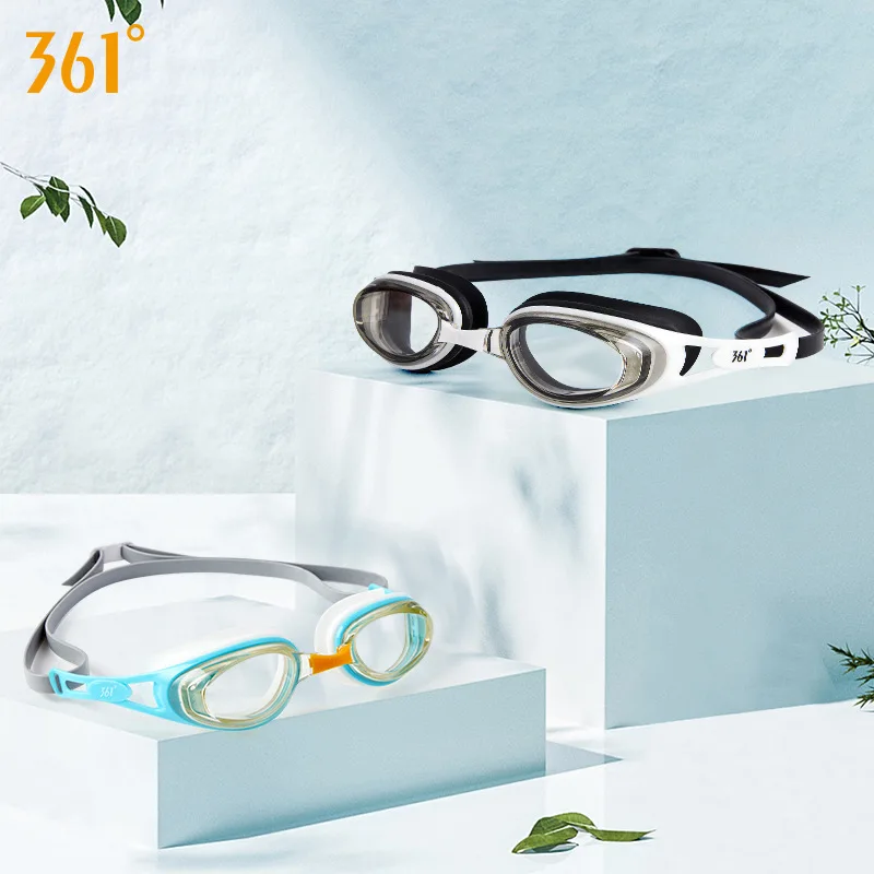 

361 профессиональные очки для плавания при близорукости, солнцезащитные очки для плавания и дайвинга, незапотевающие водонепроницаемые очк...