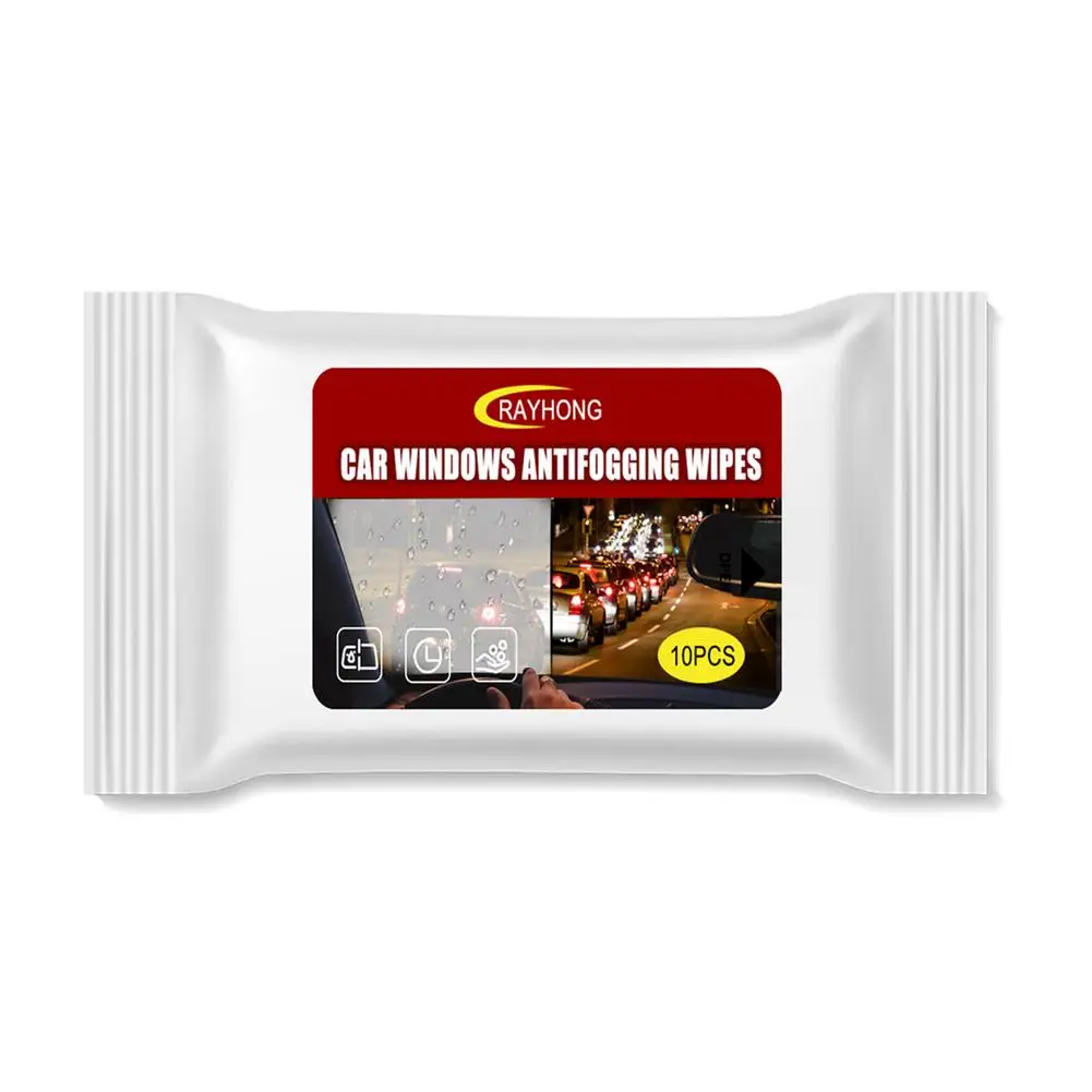 

Rain-proof Anti-fog Wipes For Car Rearview Mirrors And Windows Cleaning Wipes Leather Plastic Cleaner Disposable Removable Wipes