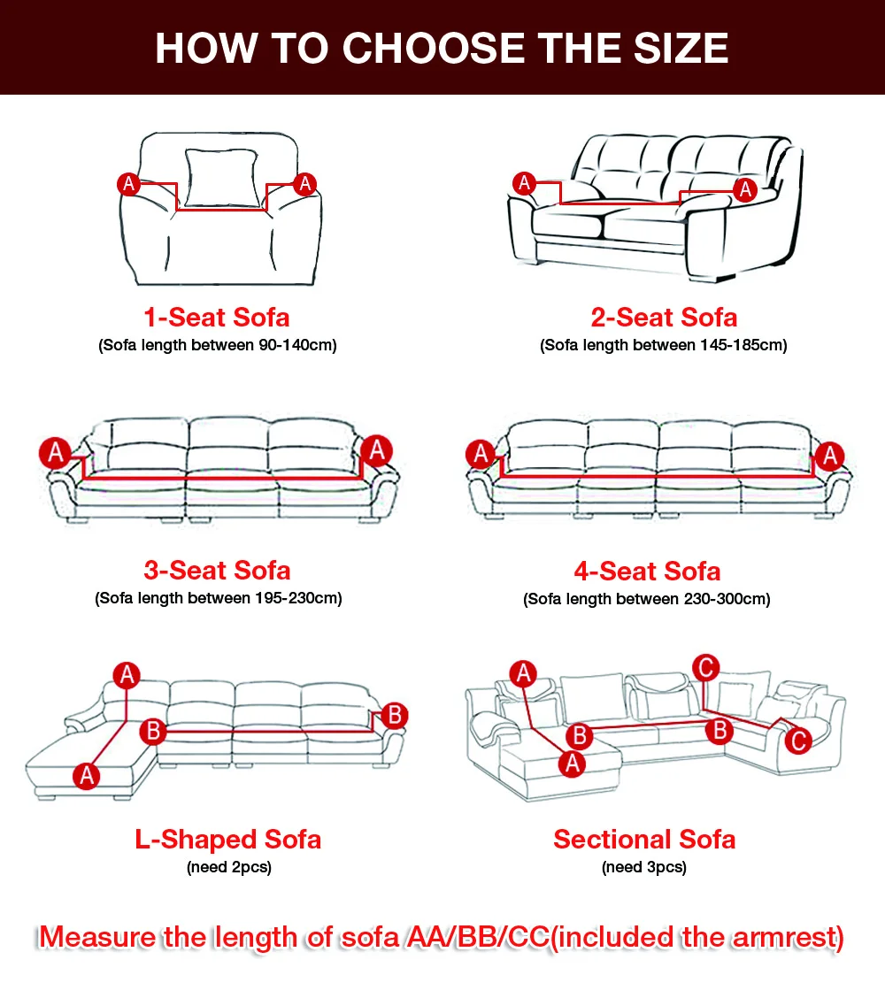 Г-образный эластичные чехлы для диванов чехлов диванных Гостиная спандекс