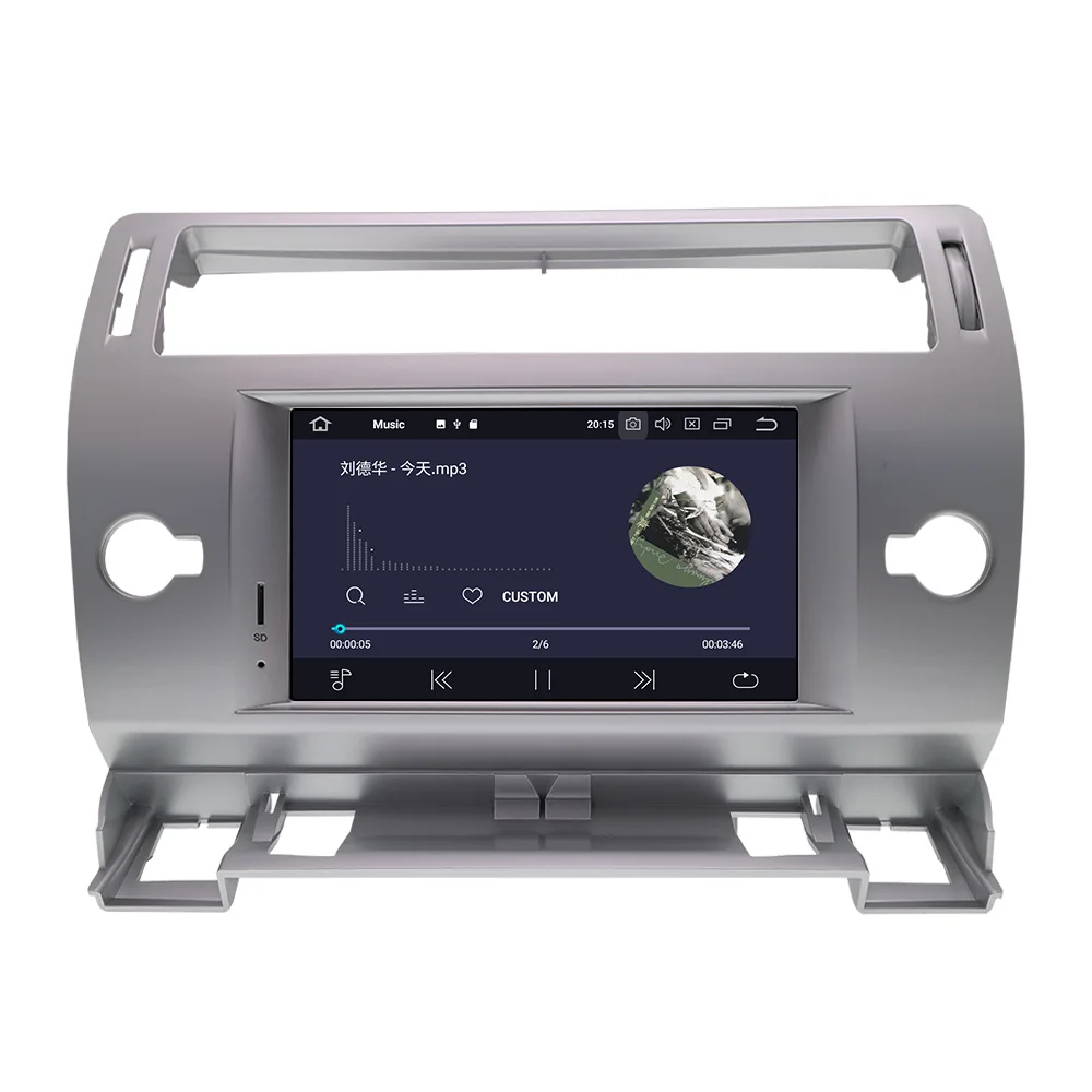 Автомобильный DVD-плеер Android 9 GPS-навигация для Citroen C4 Quatre Triumph 2004-2012 автомагнитола