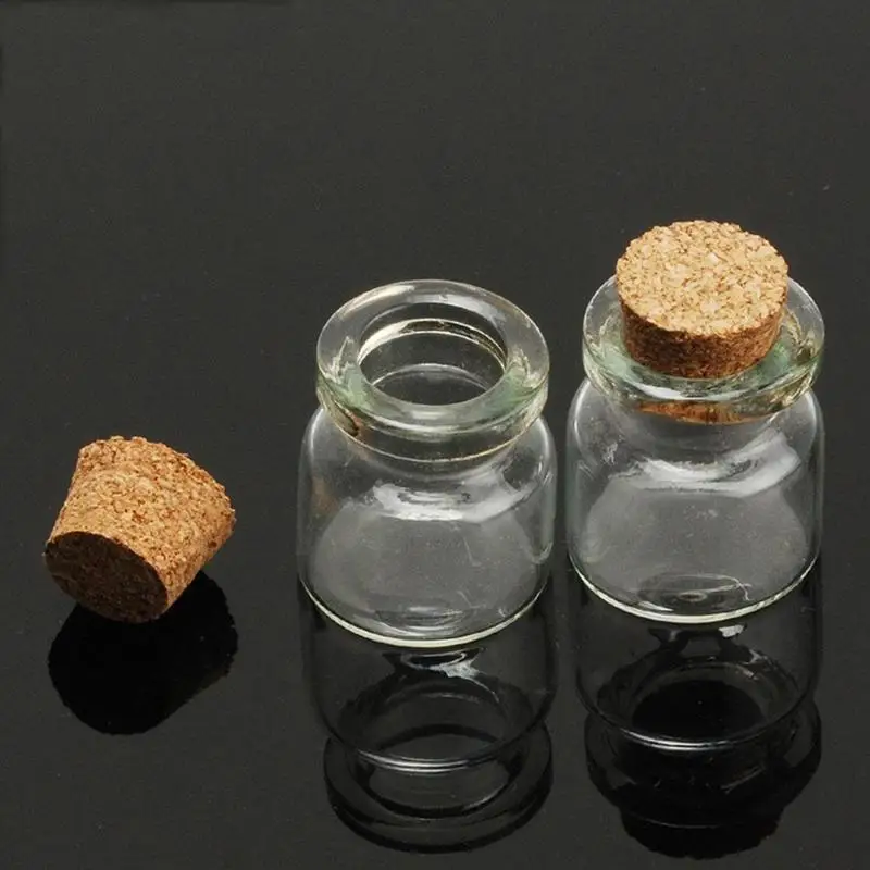 1 шт. Популярные Мейсон банки сообщения флаконы дешевые бутылки мини стеклянные