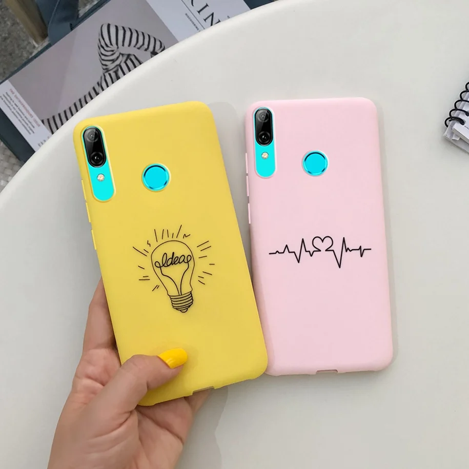 Чехол для Huawei P Smart 2019 силиконовый милый чехол из мягкого ТПУ с рисунком аниме
