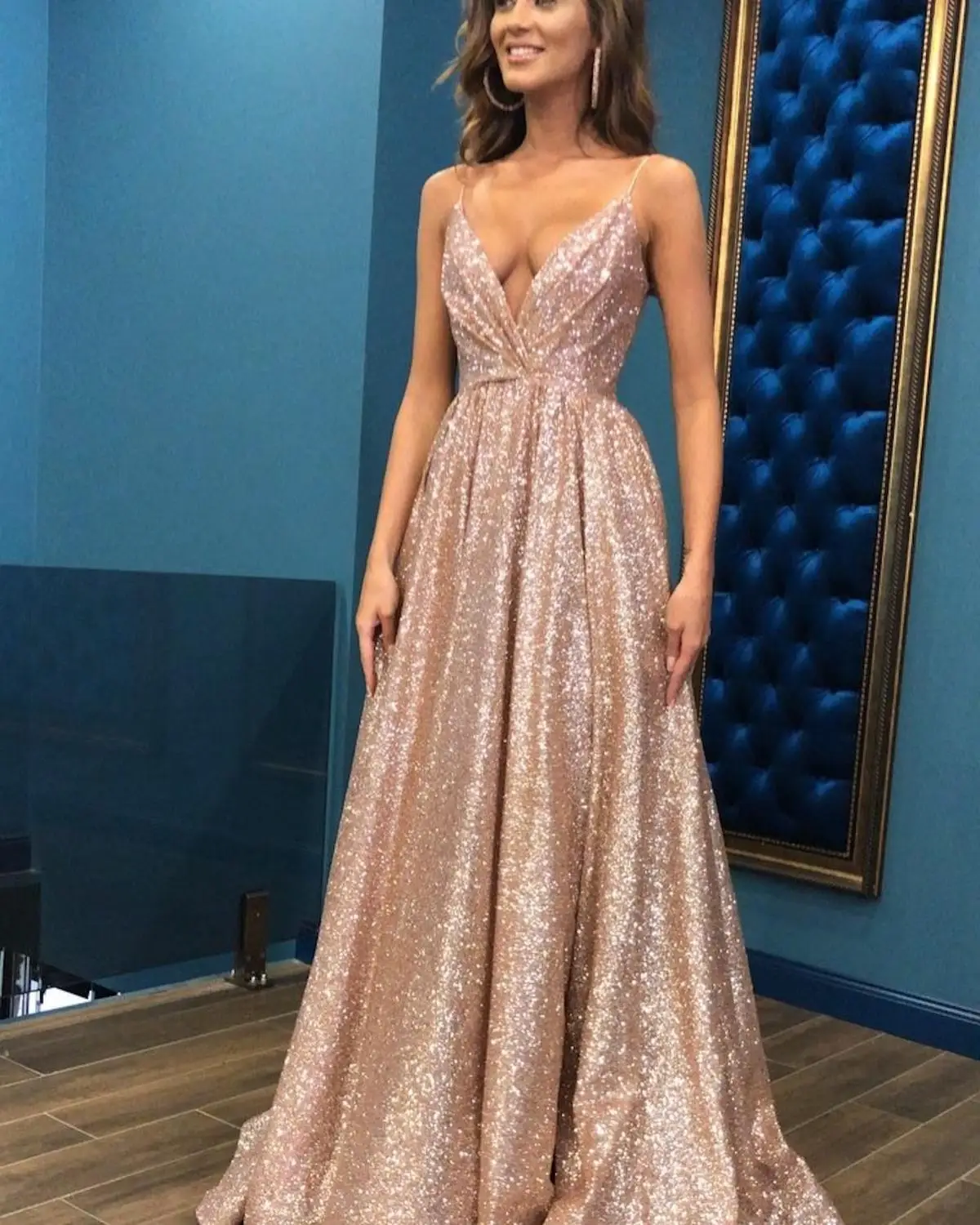 Новое сексуальное элегантное винтажное женское платье с глубоким v-образным