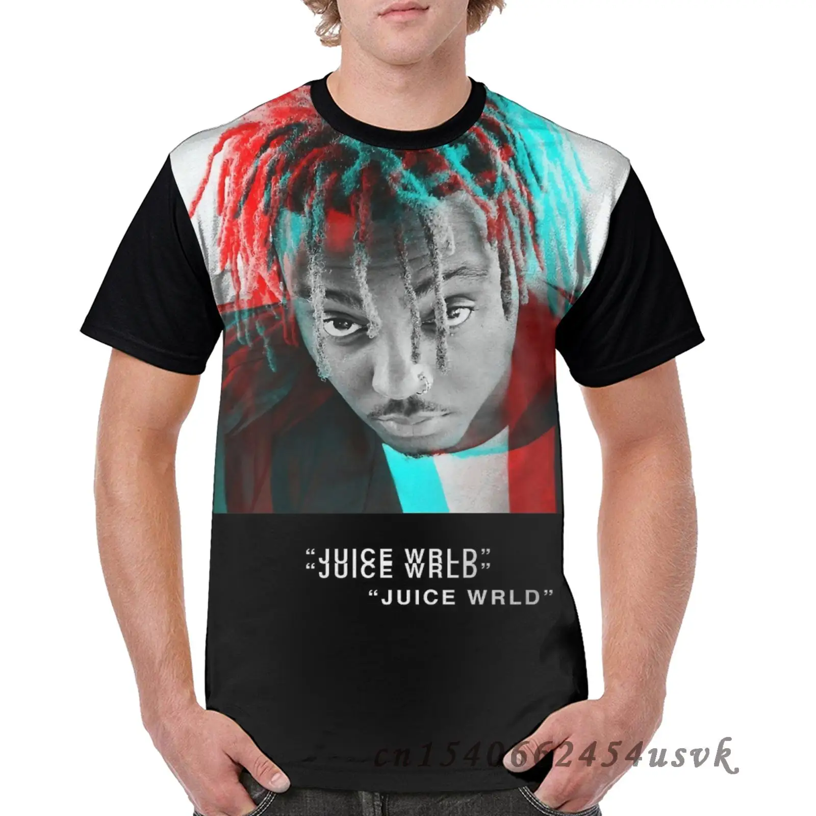 Забавный Графический Мужская футболка с рисунком футболки сок Wrld фан арт Мерч и