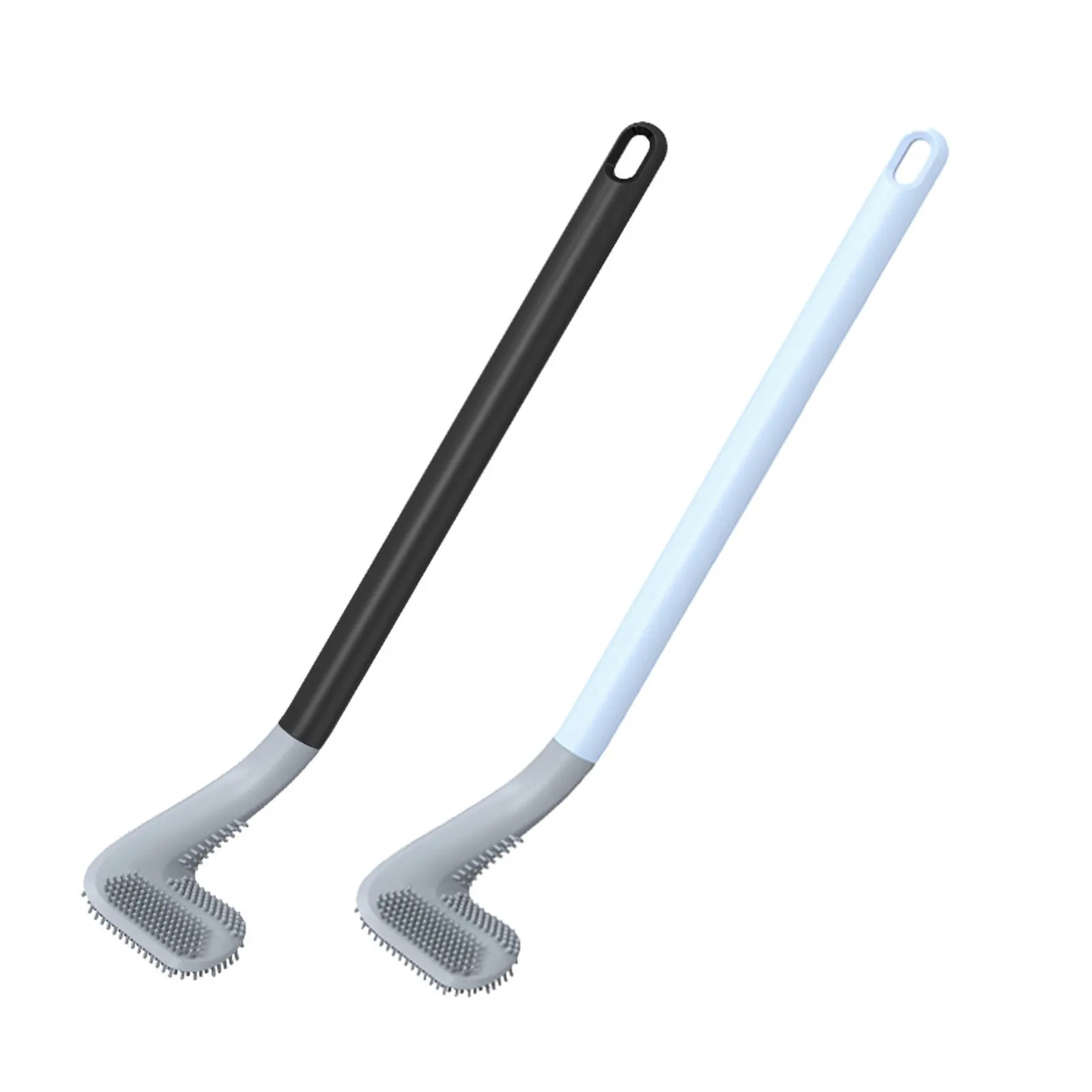 Щетка для чистки туалета с длинной ручкой силиконовые щетки ванной комнаты щетка
