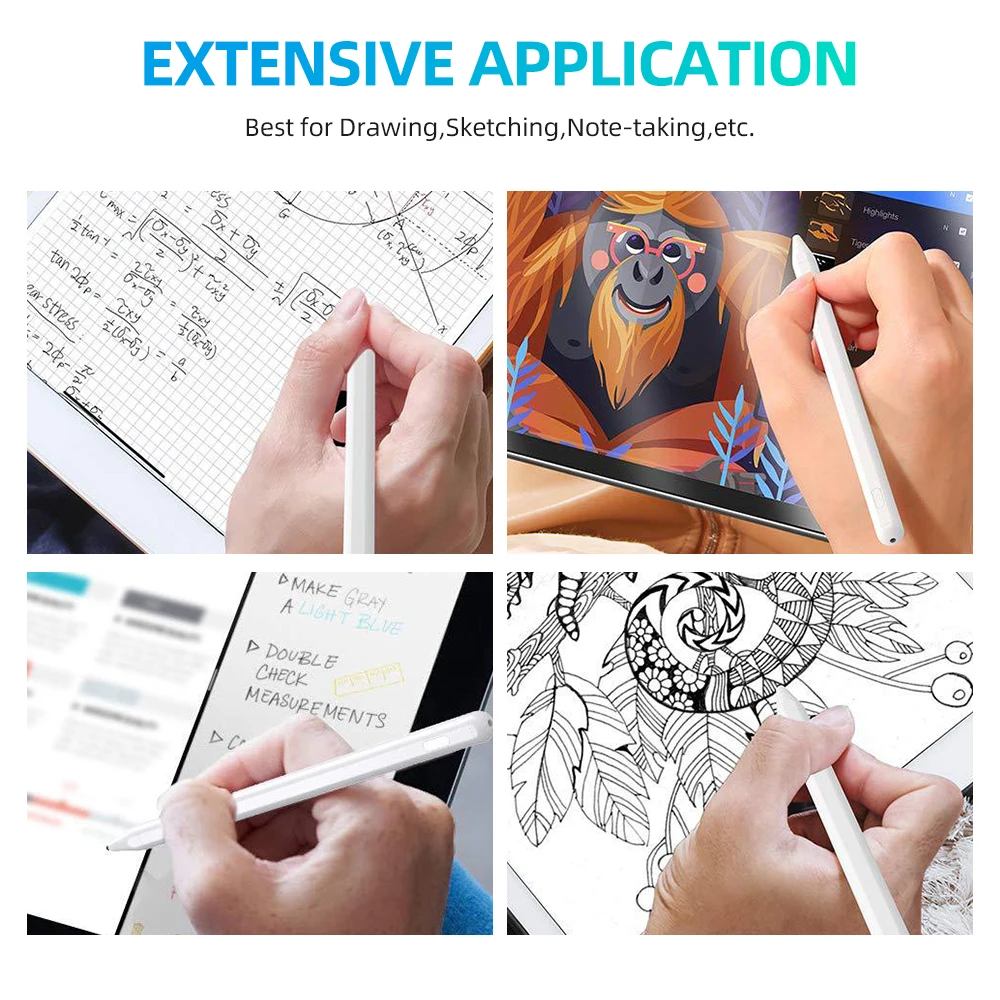 Универсальный Активный стилус магнитный адсорбционный карандаш для планшета