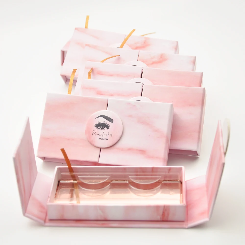 Оптовая продажа 200 индивидуальная упаковочная коробка для ресниц коробки