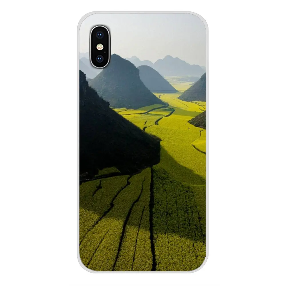 Горы Минимальный аксессуары телефон оболочки чехлы для Huawei мате честь 5X 6X 7 7A 7C 8 9