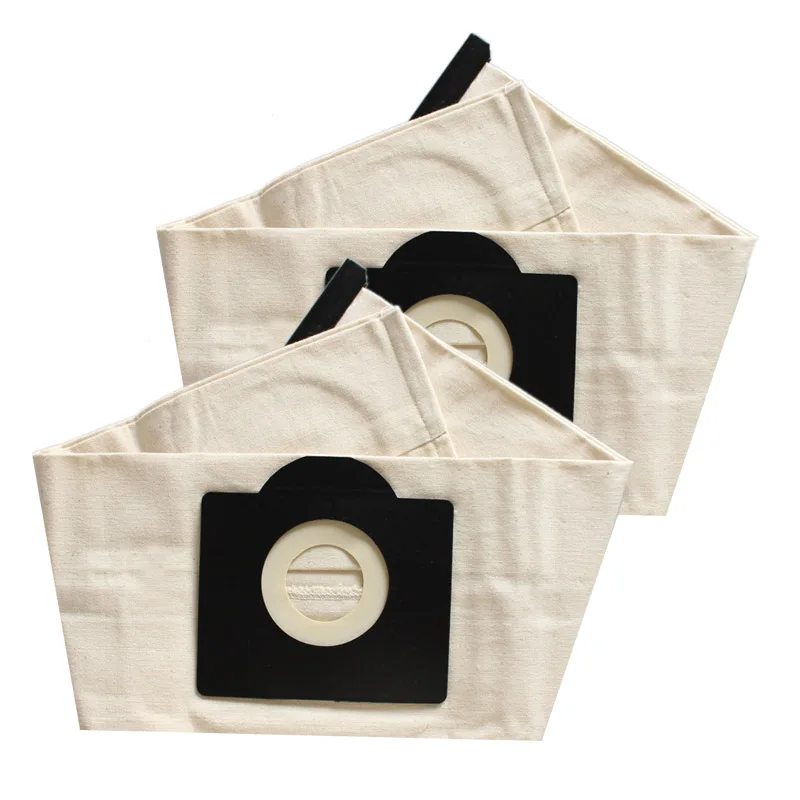 

2Pcs Washable Cloth Bags, Dust Collection Bag, For Karcher A2204, A2656, WD3200, WD3300 Vacuum Cleaners