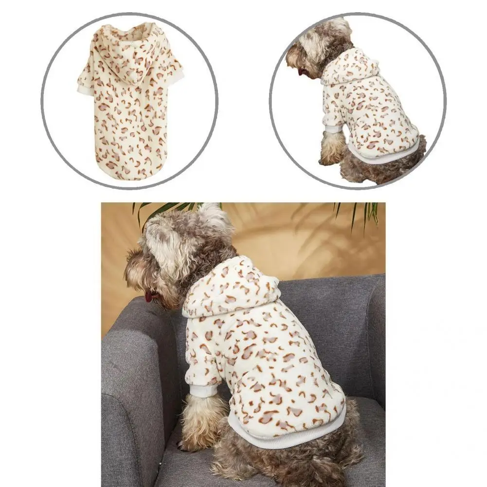 

Good Pet Hoodie Eye-catching Lightweight Fade-resistant Puppy Warm Jumpsuit Decor Pet Jumpsuit Pet Clothes
