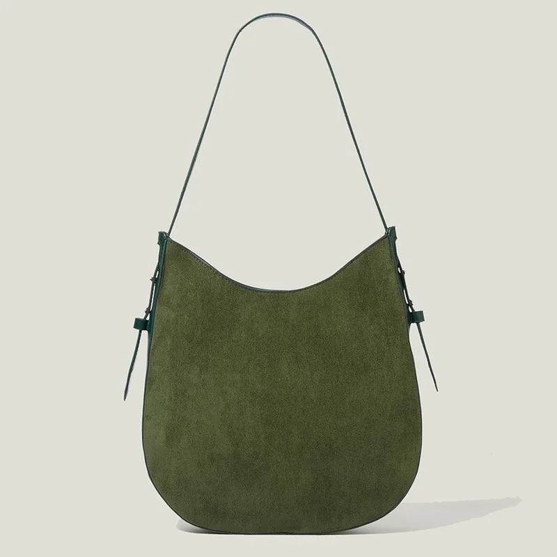 

2021 New Simple Frosted Women's Bag Retro New Fashion Handbag Zipper Solid Color Leisure Single Shoulder Diagonal Bag