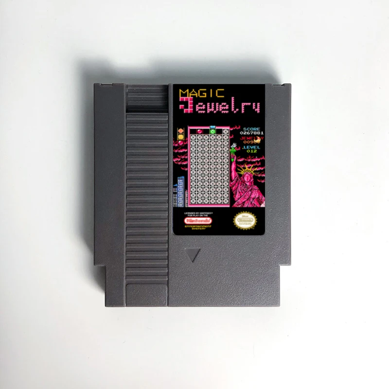 

Magic Jewelry Game Cartridge For NES Console 72 Pin
