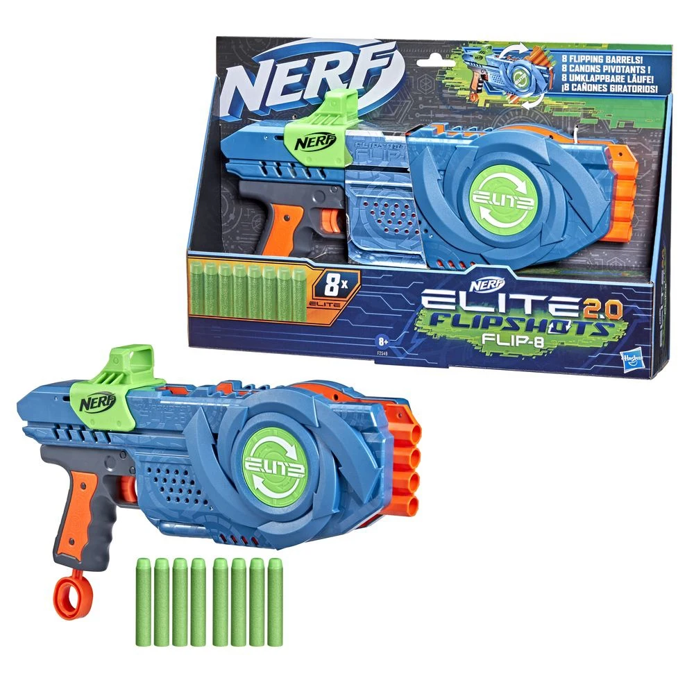 Бластер NERF ELITE 2.0 F2549 Нёрф Элит Флипшотс Флип-8 |