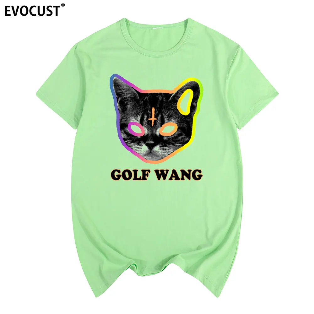 Мужская хлопковая футболка с котом Golfed Wang Tyler The Creator OFWGKTA Skate лето 2019 | одежда