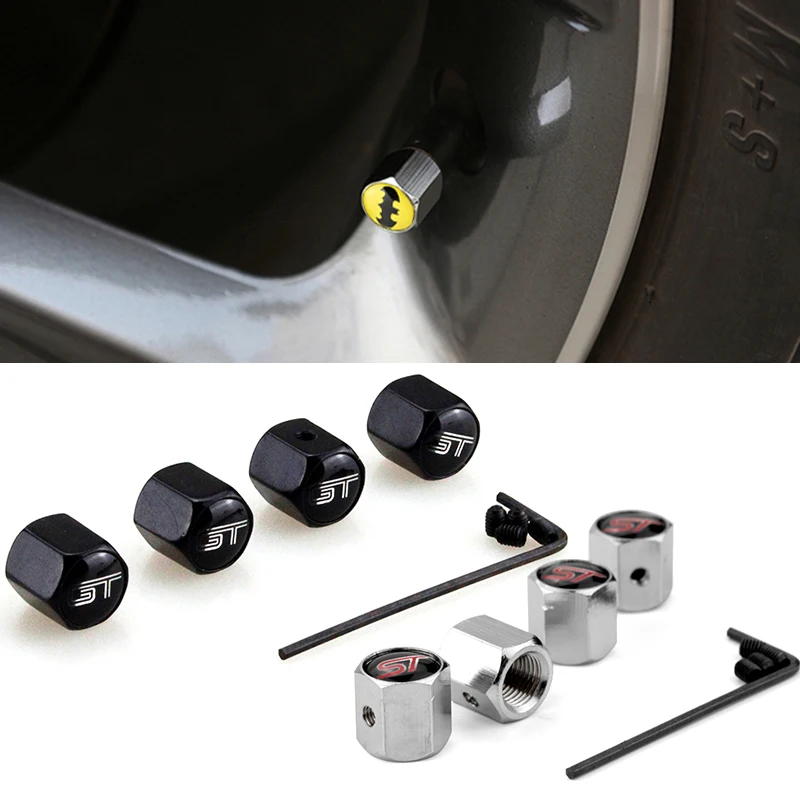 Колпачки на шток клапана автомобильного стайлинга для Ford Mustang Wolf RS V8 ST GT GT500 GT350 Shelby