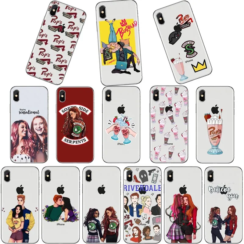 Американский ТВ ривердейл Бетти и Вероника дружба Southside TPU чехол для iPhone 11 11ProMAX 5s 6 6S 7 8 Plus XR XS MAX