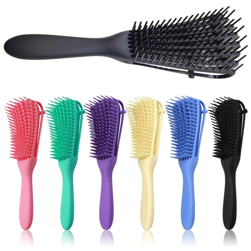 Щетка для распутывания волос массажная Расческа кожи головы щетка вьющихся