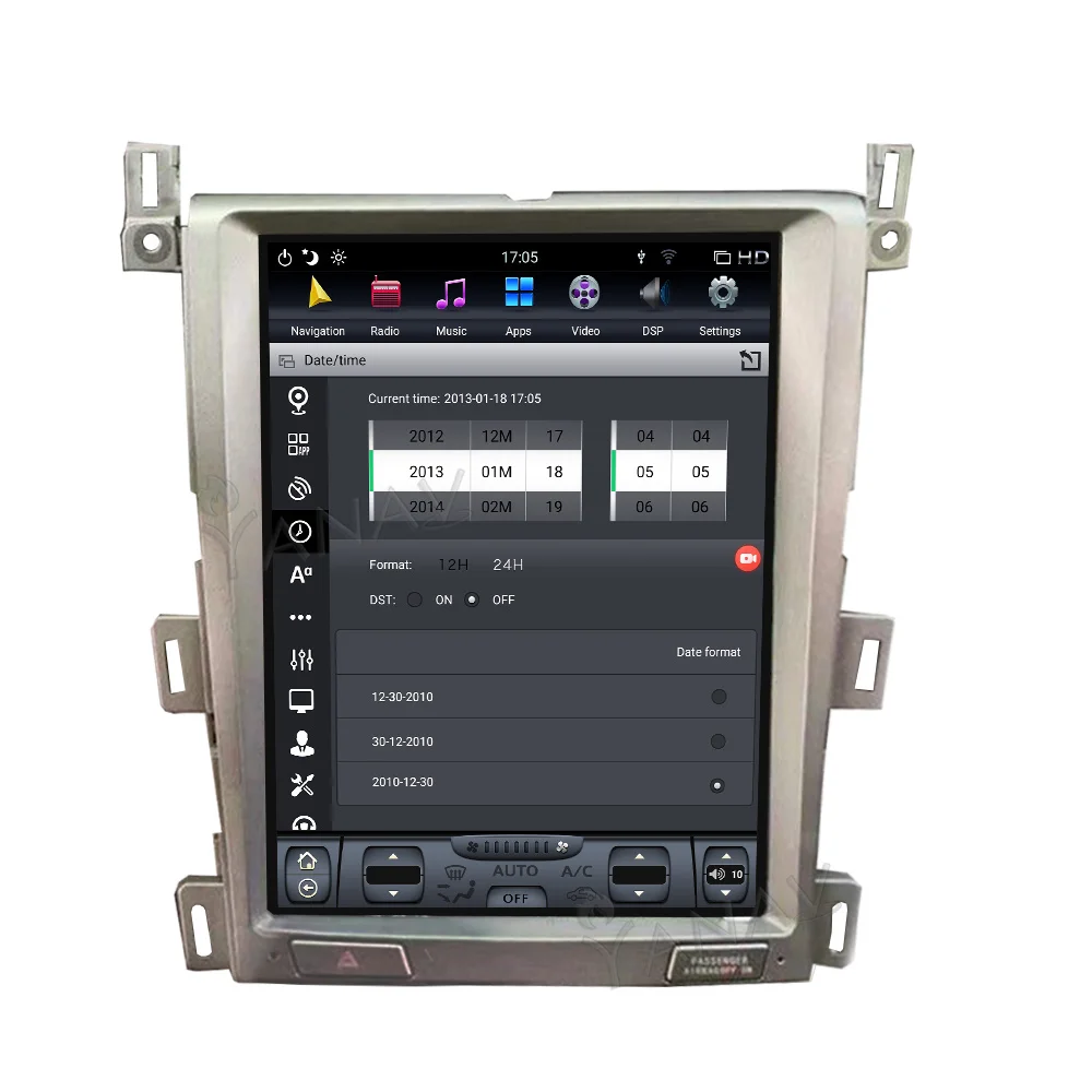 2 Din Андроид магнитола автомобиля для Ford Edge 2007-2014 с навигацией GPS, мультимедийной головной устройство, MP3-плеер, беспроводной Carplay.