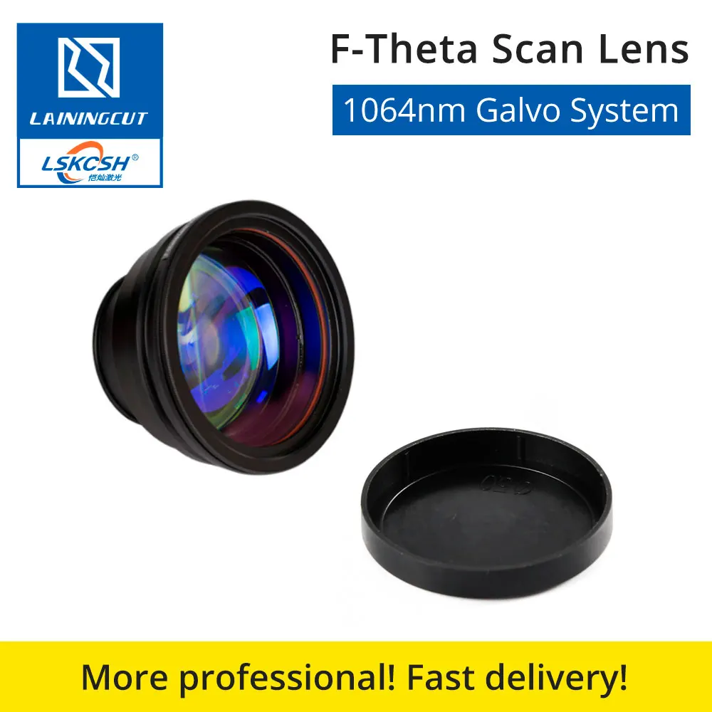 F-theta сканирующая оптическая линза 1064nm 50x50-300x300 F63-420mm для 1064nm YAG волоконно-оптическая лазерная маркировочная машина запчасти