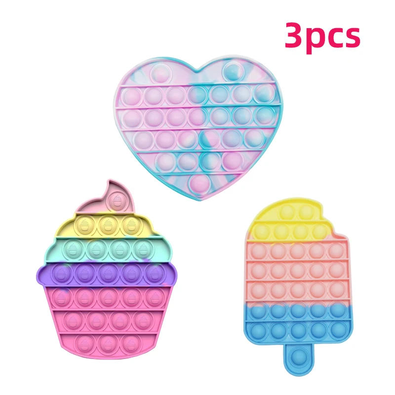 

Push Pop It Bubble Fidget Toys Simple Dimple String Relief Adults Children Sensory Squishy Anti-stress Relief Anti Stress Popit