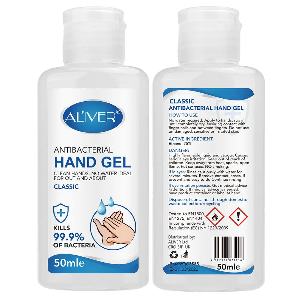 75% Антибактериальный спирт дезинфицирующее средство для рук гель увлажняющий не
