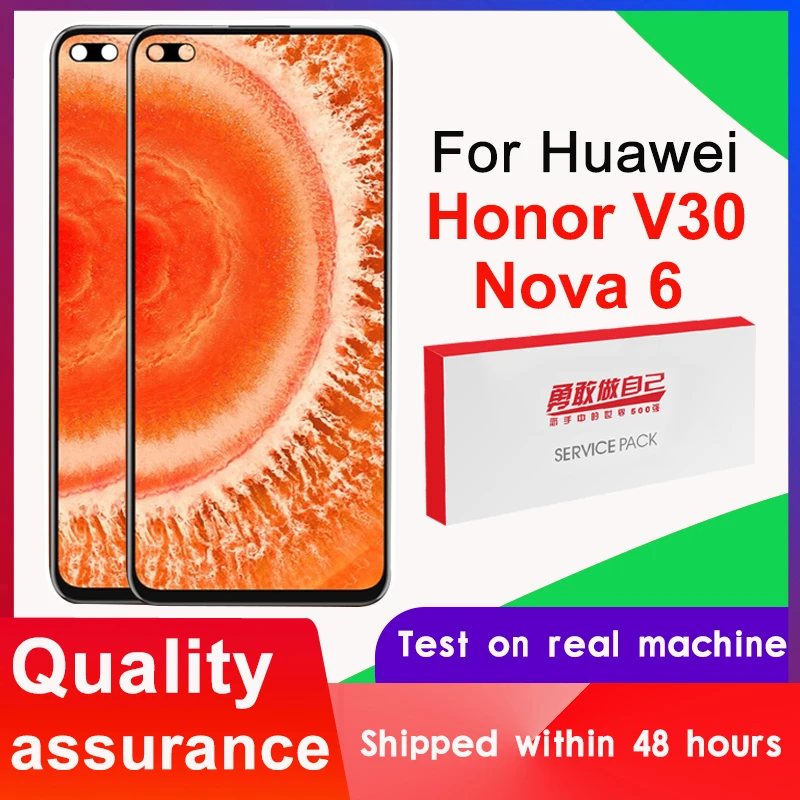 100% протестированный 6 57 ''сменный дисплей для Huawei Honor V30 ЖК сенсорный экран