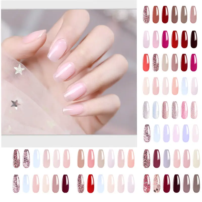 Доставка из Испании Elite99 букет невесты 6 штук в партии комплект Гель лак набор 10 мл