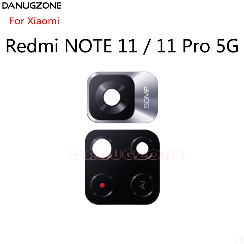 

10PCS/Lot For Xiaomi Redmi NOTE 11 / NOTE 11 Pro 5G Back Lens Rear Camera Glass Lens Mirror