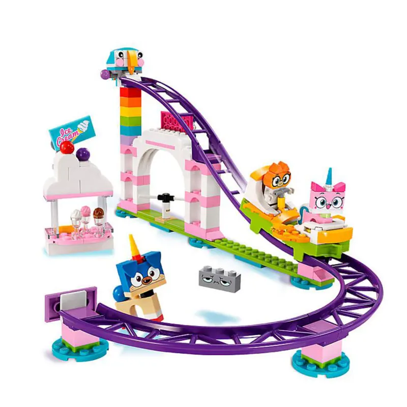 11020 Unikitty Cat Unikingdom сказочная забавная кирпичная коробка строительные блоки 359 шт кирпичные игрушки совместимы с Bela Movie 41456