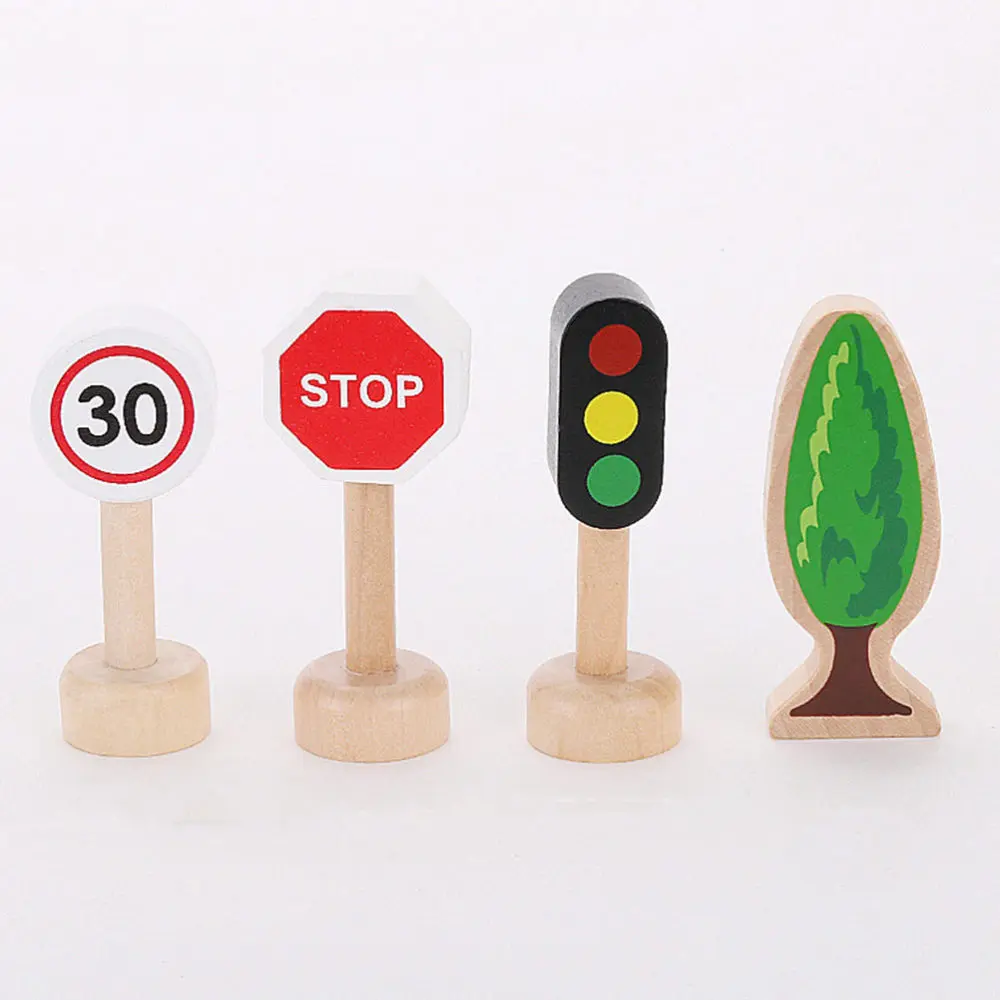 

1 Set Simulation Road Traffic Signs Children Educational Toys (Assorted Color)