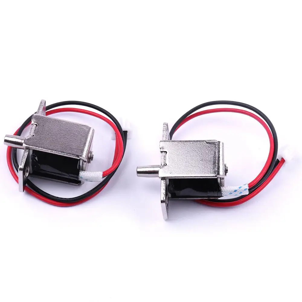 2Pcs Push-Pull Cylindrical Cabinet Lock Electronic Catch Door Gate DC 12V/0.5A Electric Release Solenoid | Обустройство дома