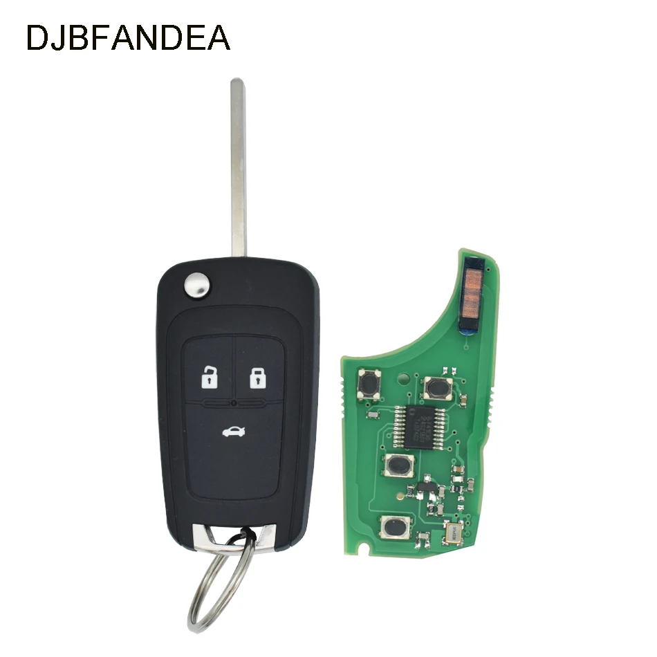 DJBFANDEA 315 mhz/433 mhz дистанционный Автомобильный ключ для Chevrolet Onix New Prisma (MKII)