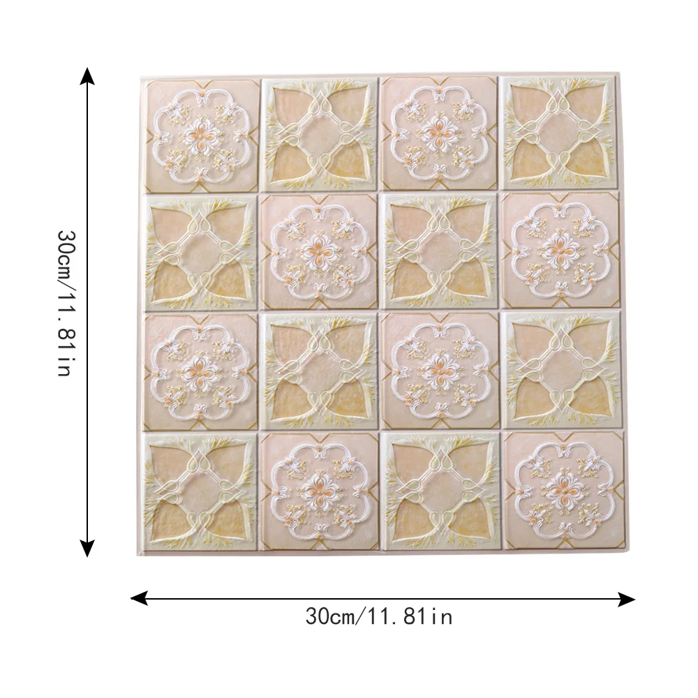 6 стиль 5 шт. 3D плитка кирпичная стена наклейка кирпич самоклеющиеся обои настенные панели съемный водонепроницаемый DIY Декор стен домашний декор