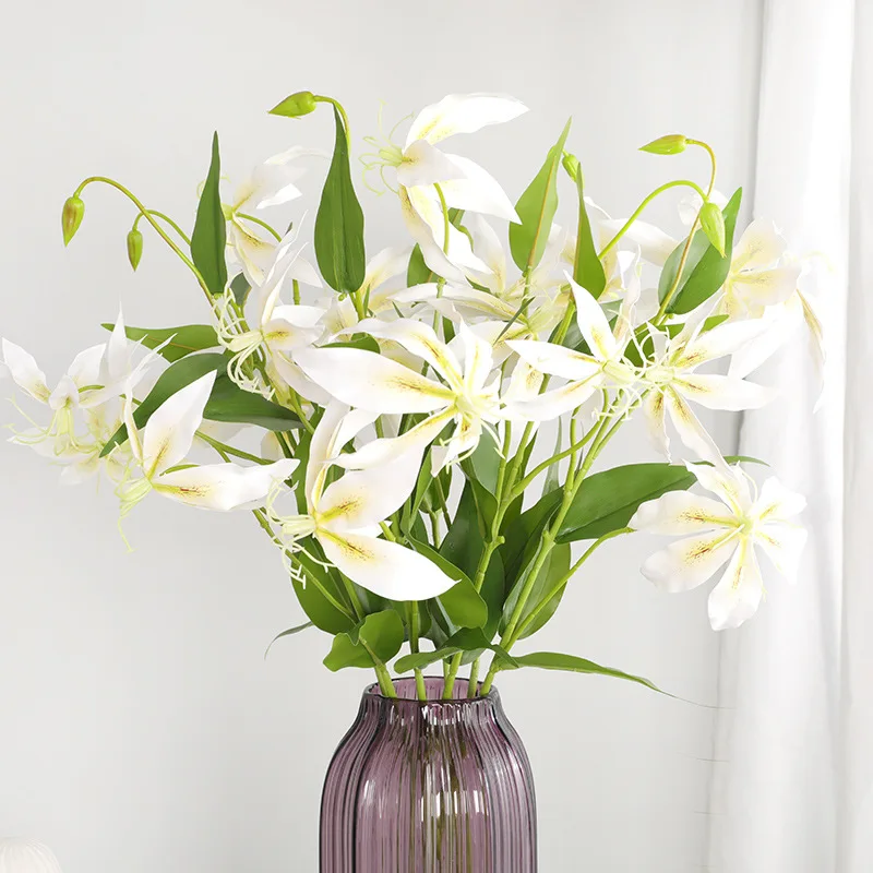 Китайское пластиковое украшение для дома искусственная ветка Свадебный розовый