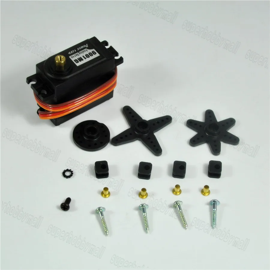 Мощность HD-9001MG высокая скорость крутящий момент сервопривод с металлическими шестернями 40,7x20,5x39,5 мм для RC модели самолетов