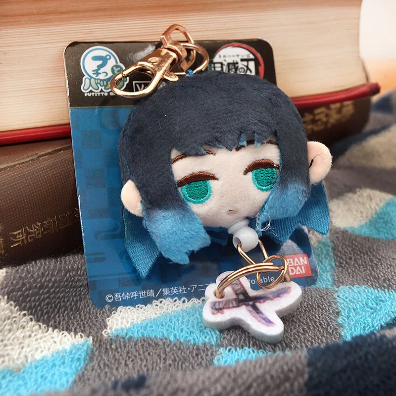 Игрушка-брелок из плюша рассекающий демонов Kimetsu No Yaiba Kamado Tanjirou Tomioka Giyuu Agatsuma Zenitsu