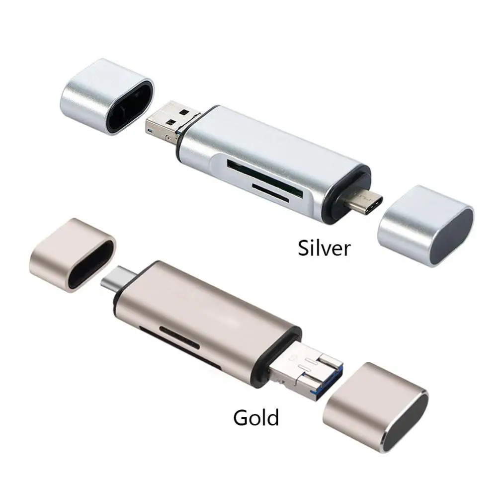 3 в 1 Многофункциональный USB Micro Type C кардридер поддержка SD FT-карта OTG для Nexus 5X 6P