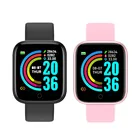 Новинка, Y68 Смарт-часы с пульсометром и тонометром, водонепроницаемые спортивные Смарт-часы для Android IOS, Смарт-часы